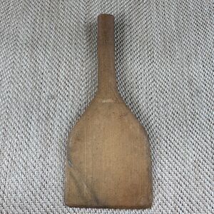 Antique Vintage Primitive Wooden Wood Spatula Paddle